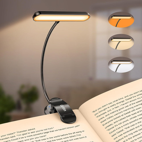 Gritin rechargeable book light - rechargeable,